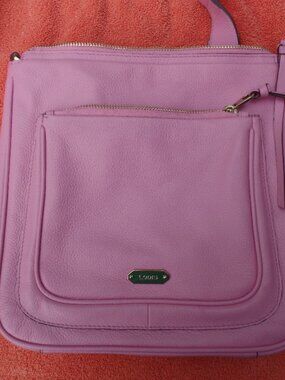 NWoT LODIS Payton North South Crossbody/Short Trending FALL Color: PINK FONDANT